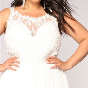 WHITE LACEY DRESS